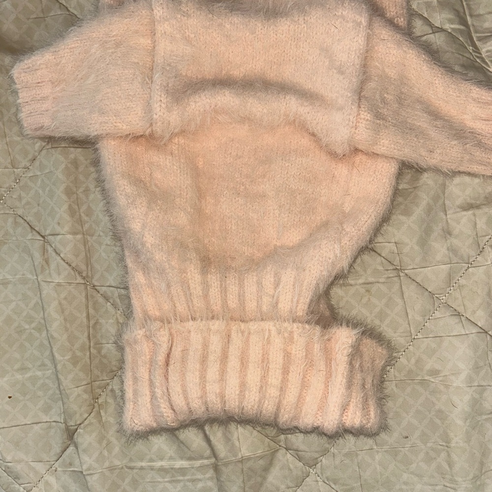 Target The Cuddle Collab L/XL Dog turtleneck sweater full body soft pink - Picture 6 of 11